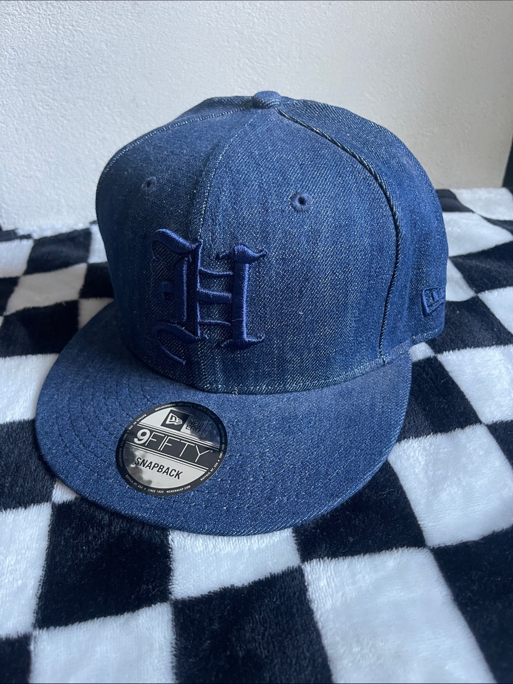 New Era 9FIFTY Dark Blue Denim Snapback Hat